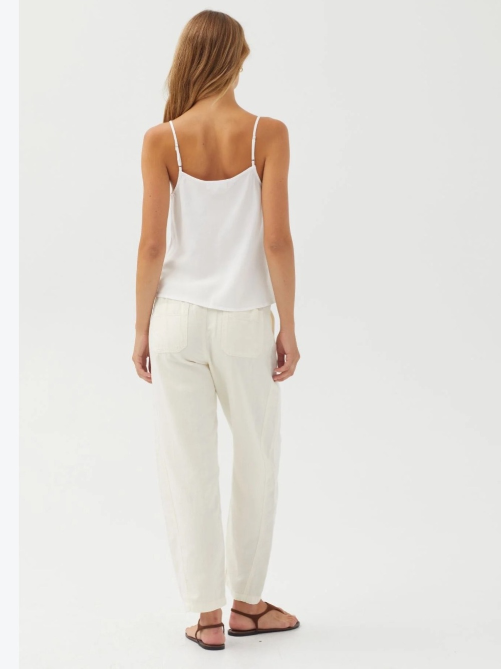 Bella Dahl Textured Cami White size medium